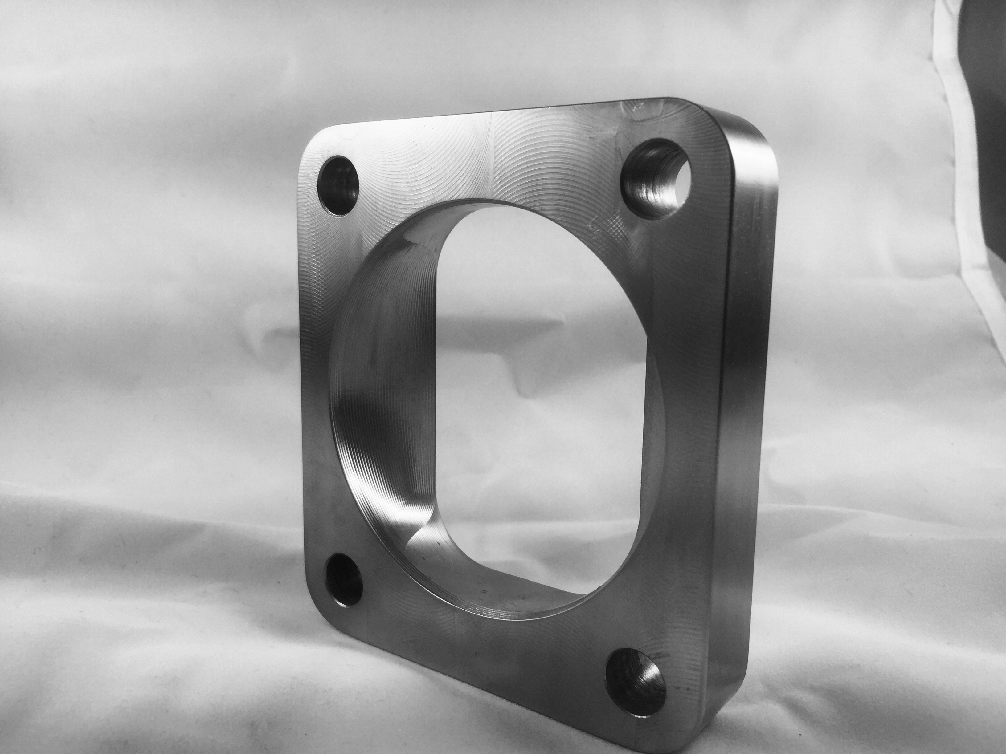 T4 Turbo Inlet Flange to 3" Pipe - H&S Machine Inc. 